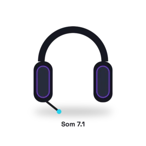 Headset gamer som 7.1
