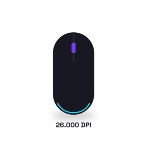 Mouse gamer 26.000 DPI sem fio
