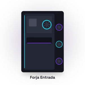 PC Forja Entrada — 6 núcleos, 16 GB, placa de vídeo 8 GB