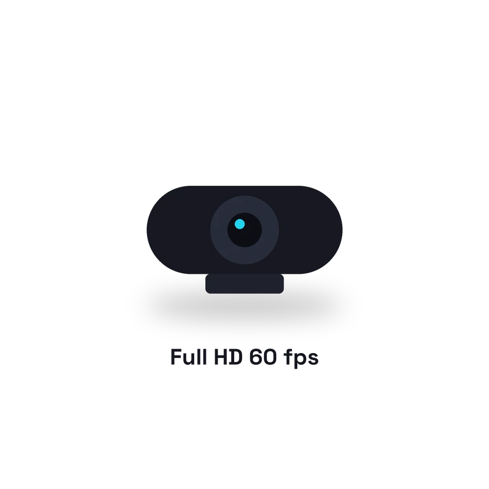 Webcam Full HD 60 fps